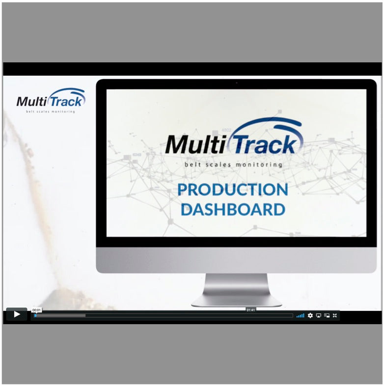 Multitrack Belt Scales Monitoring - Production Dashboard Overview